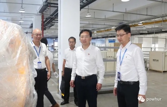 枝江市市委書記蒞臨騰明智能有限公司調(diào)研，鼓勵公司為枝江發(fā)展貢獻(xiàn)力量！